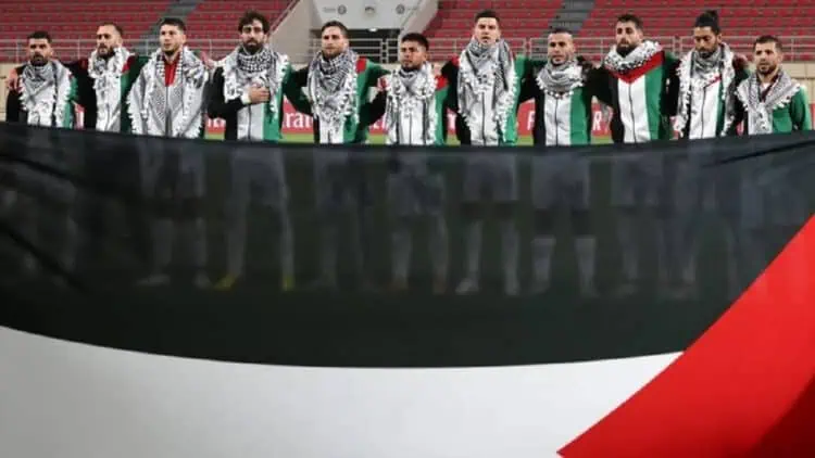 Laga Emosional Timnas Palestina