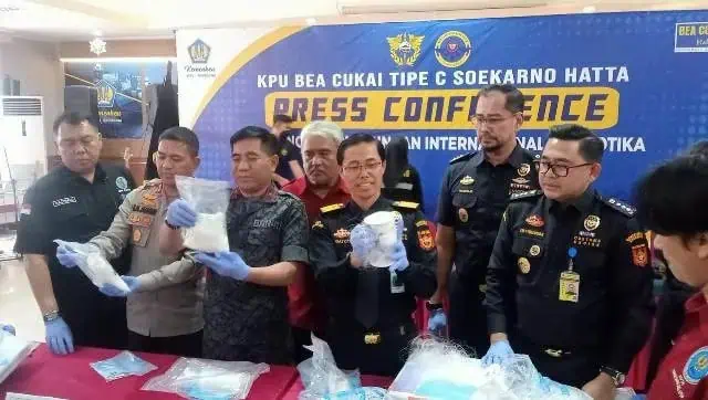 Bea Cukai Bandara Soetta Gagalkan Penyelundupan Sabu dalam Gulungan Senar Pancing