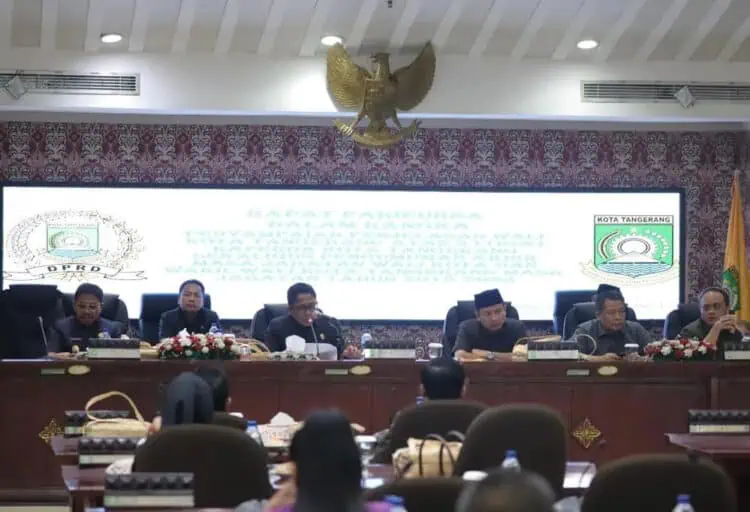 DPRD Kota Tangerang Gelar Rapat Paripurna Pengumuman AMJ Wali Kota dan Wakil Wali kota