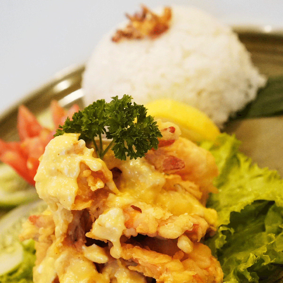 Udang Saus Telur Asin