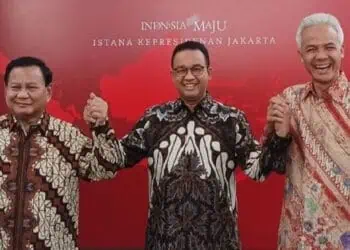 Prabowo Gibran Unggul Tipis Atas Ganjar-Mahfud