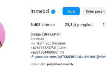 Jelang Nikah dengan Tiko Aryawardhana, Bunga Citra Lestari Ganti Nama Akun Instagram