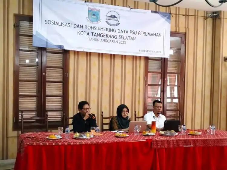 Disperkimta Tangsel Sajikan Data Lewat Dashboard PSU