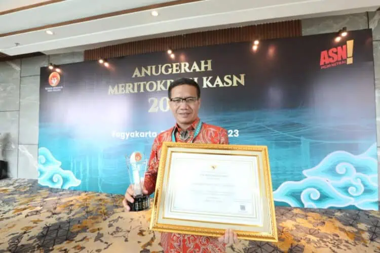 Pemprov Banten raih penghargaan Marit Sistem, dari KASN, Kamis (7/12). (ISTIMEWA)