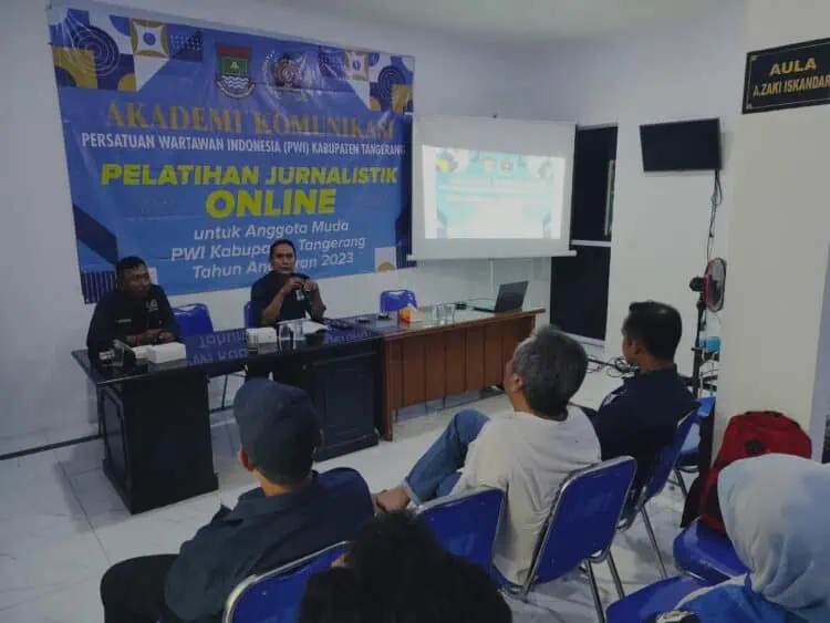 Tingkatkan Kompetensi Anggota, PWI Kabupaten Tangerang Gelar Pelatihan Jurnalistik