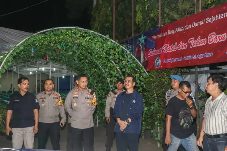 Jelang Perayaan Natal 2023, Kapolres Metro Tangerang Kota Fokuskan Pengecekan Pengamanan di Gereja