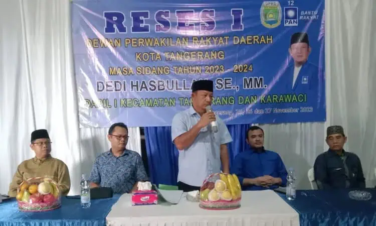 Anggota DPRD Kota Tangerang Terima Aspirasi Perbaikan Drainase