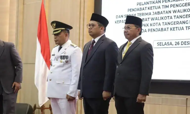 Sah, Dr Nurdin Dilantik Sebagai Pj Wali kota Tangerang