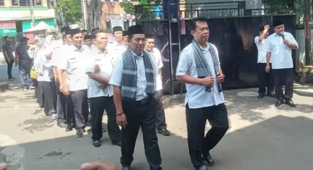 Meriah, Prosesi Lepas Sambut Kepala SMP Negeri 3 Kota Tangerang