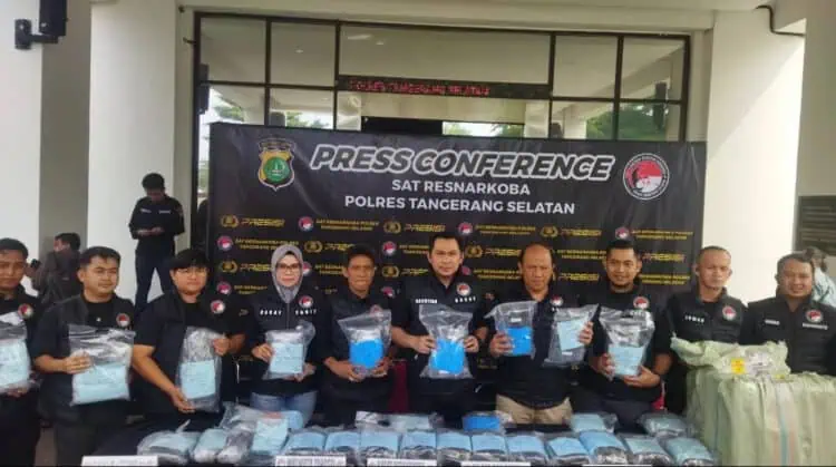 Peredaran 27 Kilogram Ganja Untuk Malam Tahun Baru Digagalkan Polres Tangsel