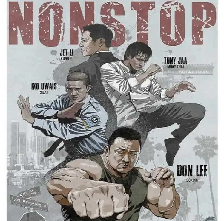 Heboh Poster Nonstop: Iko Uwais-Ma Dong-seok-Tony Jaa-Jet Li Adu Jago