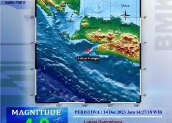Gempa Bumi di Garut Terasa Hingga Jateng