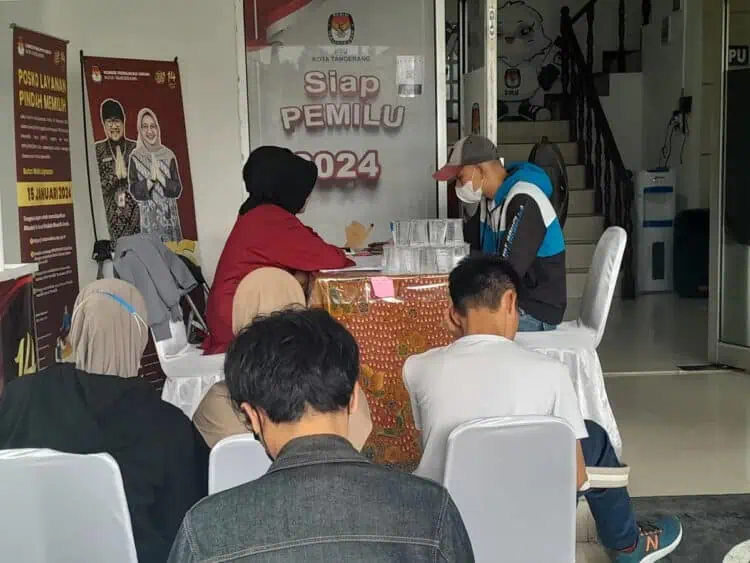 Ribuan Warga Kota Tangerang Pindah TPS