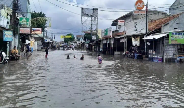 Lima Lokasi di Kota Serang Kebanjiran