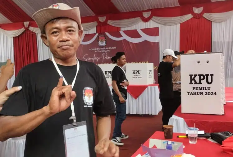 KPU Kota Serang Gelar Simulasi Pemungutan Suara