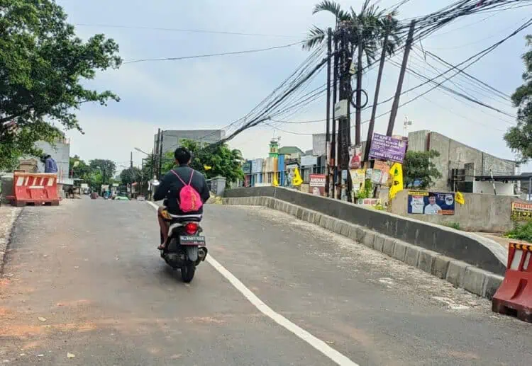 Jembatan Kali Cibenda Kini Sudah Bisa Dilalui Kendaraan