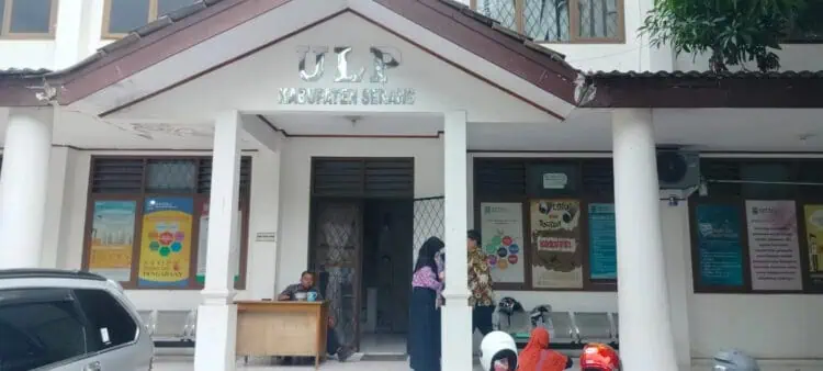 Kantor ULP Kabupaten Serang. (SIDIK/SATELITNEWS.COM)
