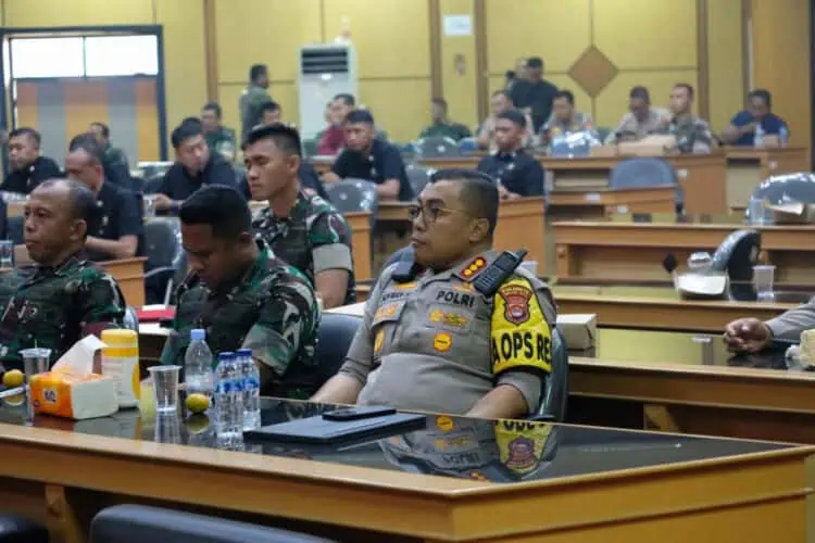 Dalam Rangka Kunjungan Presiden RI, Jajaran Polda Banten Ikuti Rapat Koordinasi Wilayah