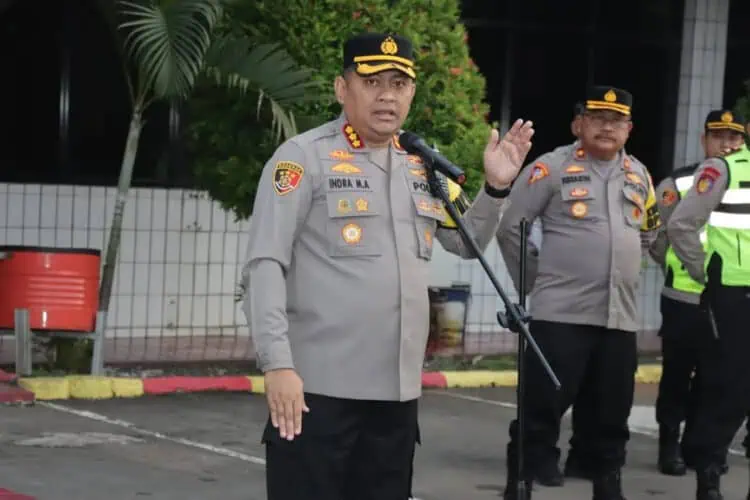 Pastikan Jalur Kunjungan Presiden RI Aman, Polresta Tangerang Gelar Apel Pam