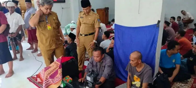 21 Warga Binaan Rutan Serang Lakukan Perekaman e-KTP