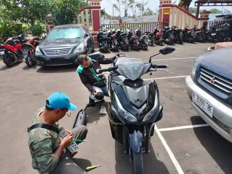 27 Motor dengan Knalpot Brong di Pondok Aren Diangkut Polisi