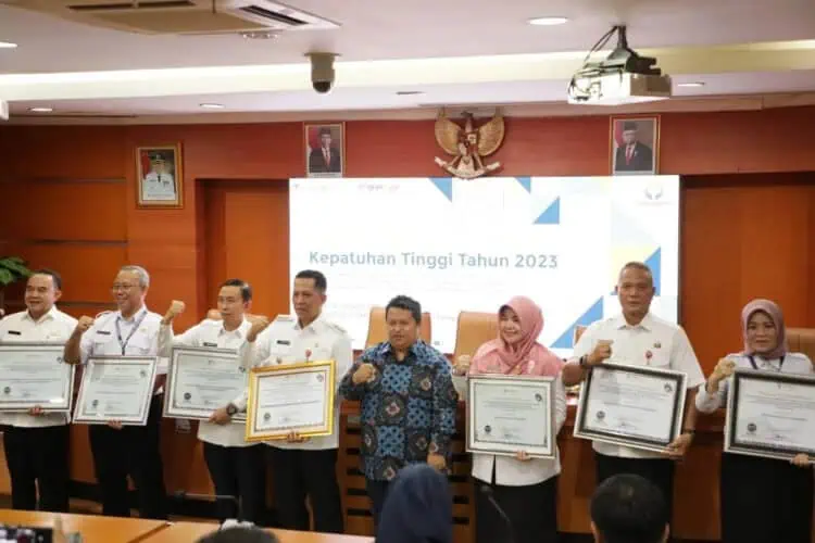6 OPD Kabupaten Tangerang Raih Predikat A Kualitas Tertinggi Kepatuhan Penyelenggaraan Pelayanan Publik Tahun 2023