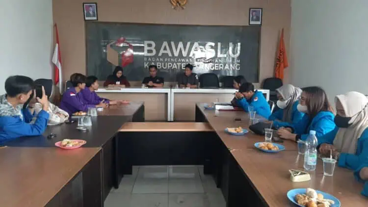 Mahasiswa Desak Bawaslu Kabupaten Tangerang Tegak Lurus dalam Pengawasan