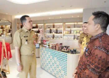 MUSCAB PHRI: Pj Bupati Tangerang Andi Ony saat menghadiri Muscab PHRI Kabupaten Tangerang di Hotel Episode Gading Serpong Kelapa Dua, Selasa (30/1/2024). (ISTIMEWA)