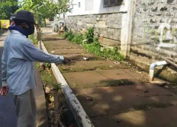 Warga Bukit Pamulang Indah Desak Saluran Air Dibongkar