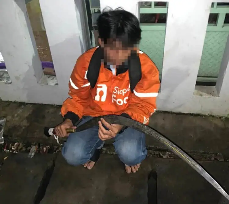 Ditangkap Bawa Samurai di Pamulang, Pemuda Ini Mengaku Ojek Online