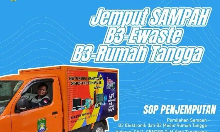 DLH Kota Tangerang Punya Layanan Jemput Limbah Elektronik B3