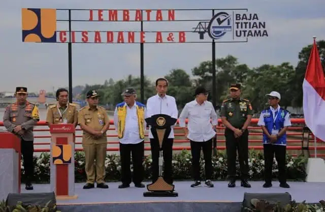 Diresmikan Presiden Jokowi, Jembatan Cisadane Diharapkan Jadi Landmark Baru Kota Tangerang