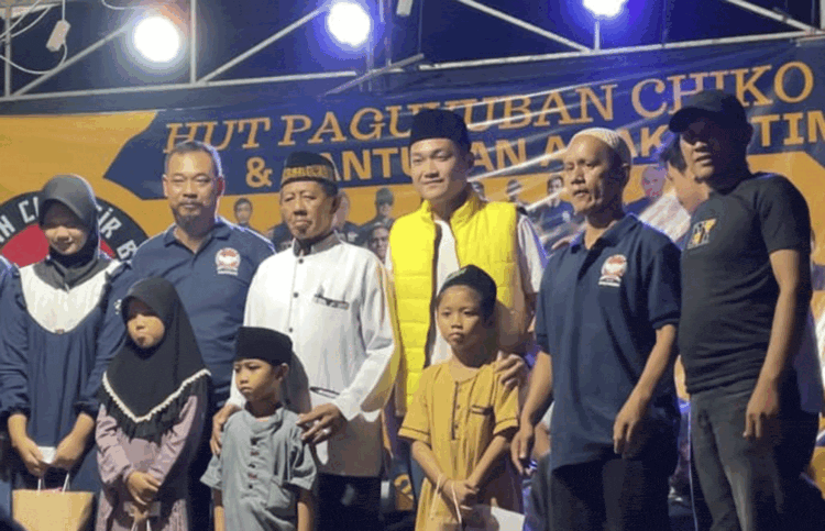 Awali Tahun 2024, Rivo Kumara Berbagi Santunan