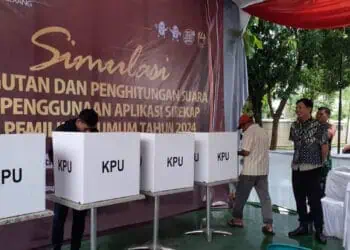 KPU Kabupaten Tangerang Gelar Simulasi Kedua di Kawasan Islamic Village