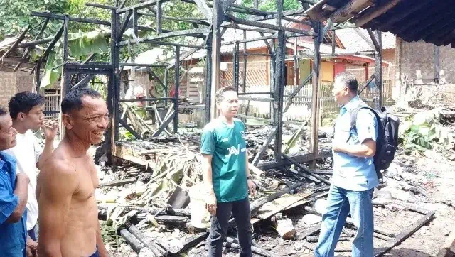 Rumah Terbakar di Lebak, Kerugian Puluhan Juta