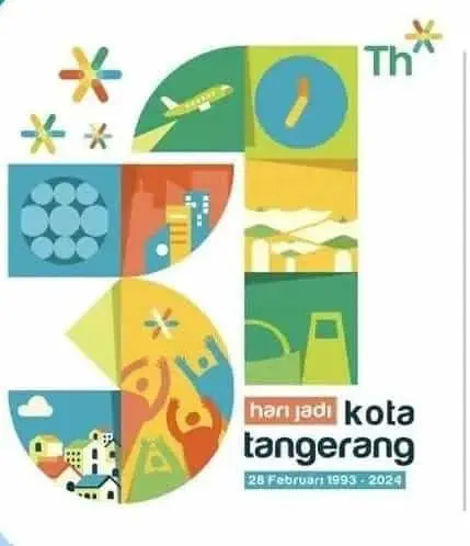 Ini Logo Resmi HUT Ke-31 Kota Tangerang, Begini Makna Filosofisnya