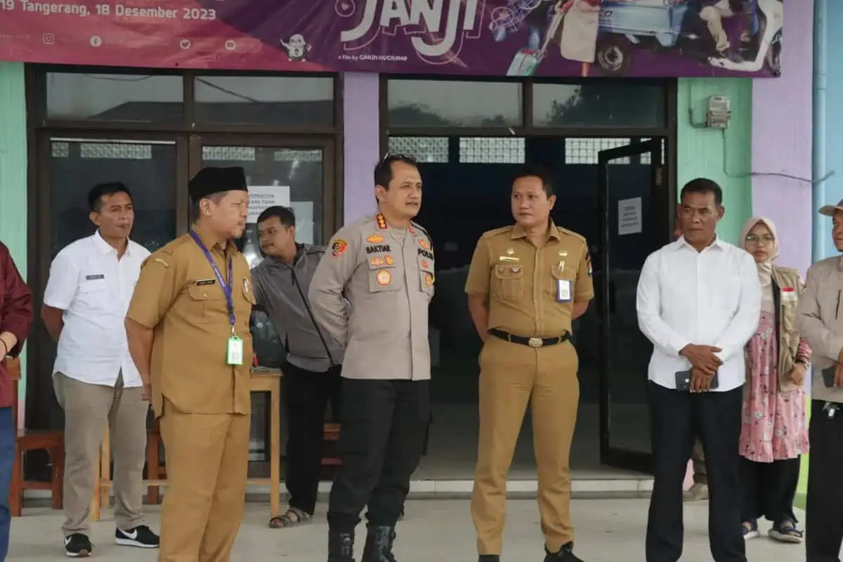 Kapolresta Tangerang Kroscek Gudang Logistik Pemilu Kapolresta Tangerang Kroscek Gudang Logistik Pemilu