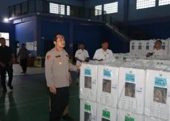 Kapolresta Tangerang Kroscek Gudang Logistik Pemilu