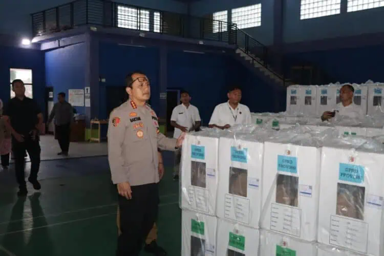 Kapolresta Tangerang Kroscek Gudang Logistik Pemilu