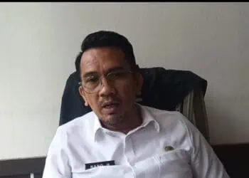 Pengawas Bibit Ahli Muda Distan Provinsi Banten, Nano H. (LUTHFI/SATELITNEWS.COM)