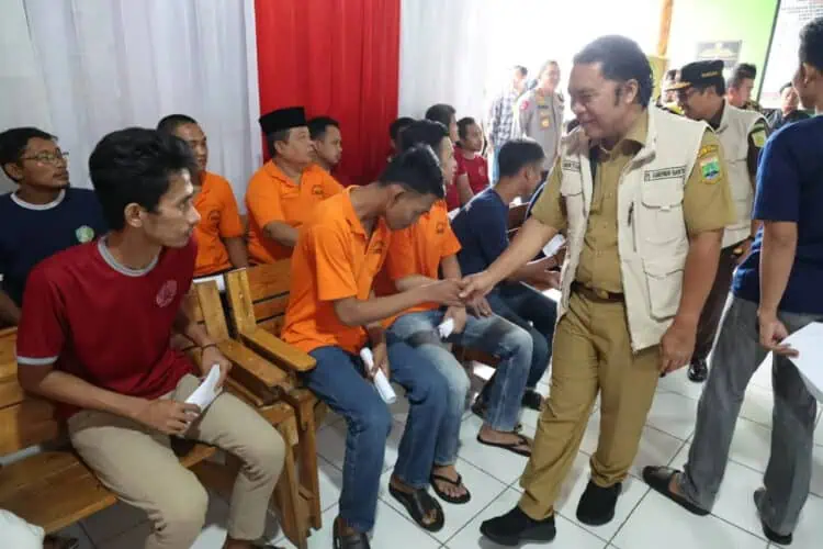 721 WB Lapas II Serang Ikut Pencoblosan