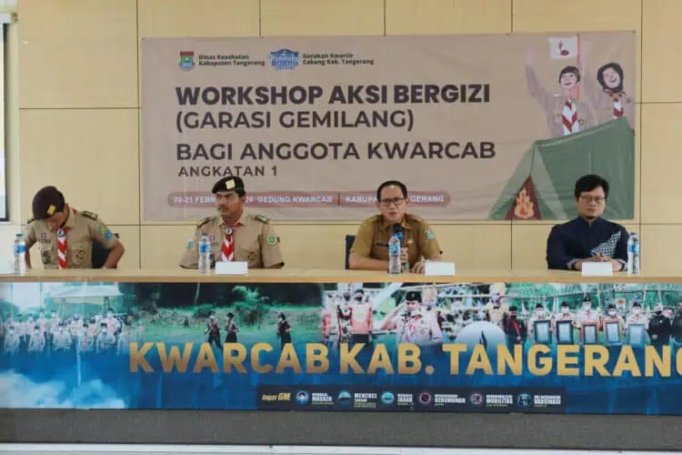 Cegah Stunting, Anggota Pramuka Kabupaten Tangerang Dibekali Pengetahuan Gizi