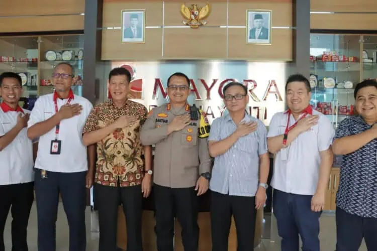 Jalin Sinergitas, Kapolresta Tangerang Kunjungi PT Mayora Indah