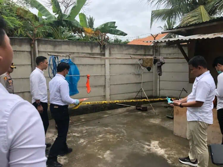 Geger, Sesosok Mayat Pria Ditemukan di Workshop Pergudangan di Kragilan