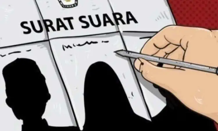 Gegara Surat Suara Tercoblos Duluan, Pemungutan Dua TPS di Lebak Dihentikan Sementara