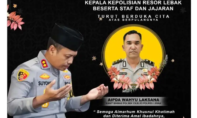Hendak Berangkat Dinas, Personel Polres Lebak Meninggal Usai Terlibat Kecelakaan Maut