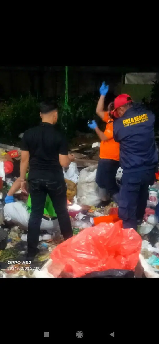 Mayat Bayi Perempuan Ditemukan di Tempat Pembuangan Sampah Alam Sutera