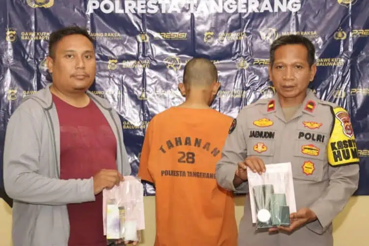 Sembunyikan Sabu dalam Kardus, MS Diringkus Satresnarkoba Polresta Tangerang