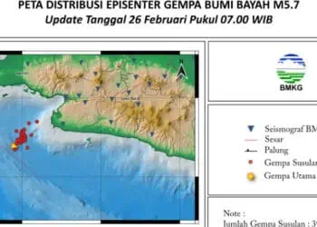 Badan Geologi Minta Bangunan di Lebak dan Pandeglang Gunakan Kontruksi Tahan Gempa