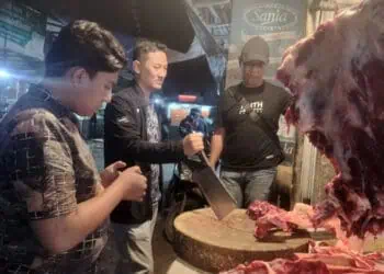 Polresta Tangerang Laksanakan Pengecekan Harga dan Stok Sembako Jelang Ramadhan. (ISTIMEWA)